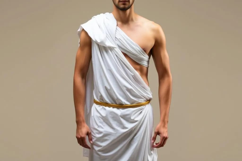 Jak zrobić strój grecki z prześcieradła: 7 prostych kroków